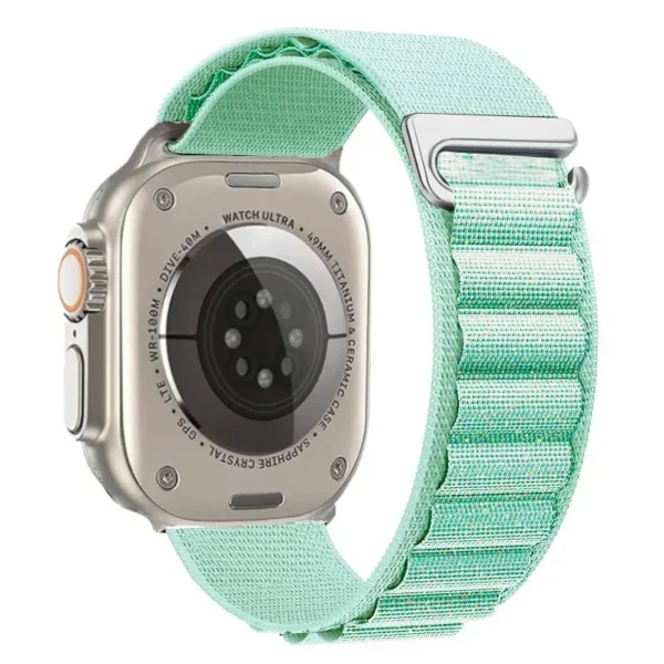 Nylon Alpine Loop for Apple Watch 42mm 44mm 45mm Alpine - Glossy Sea