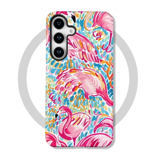 Galaxy S24 FE Case Flamingo Fiesta MagSafe