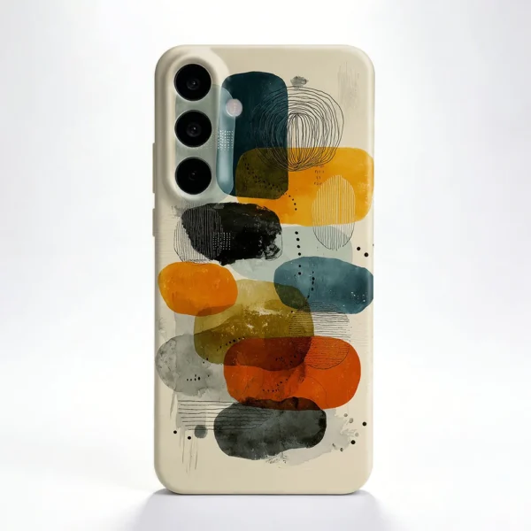 Galaxy S24 FE Case Watercolor Stones