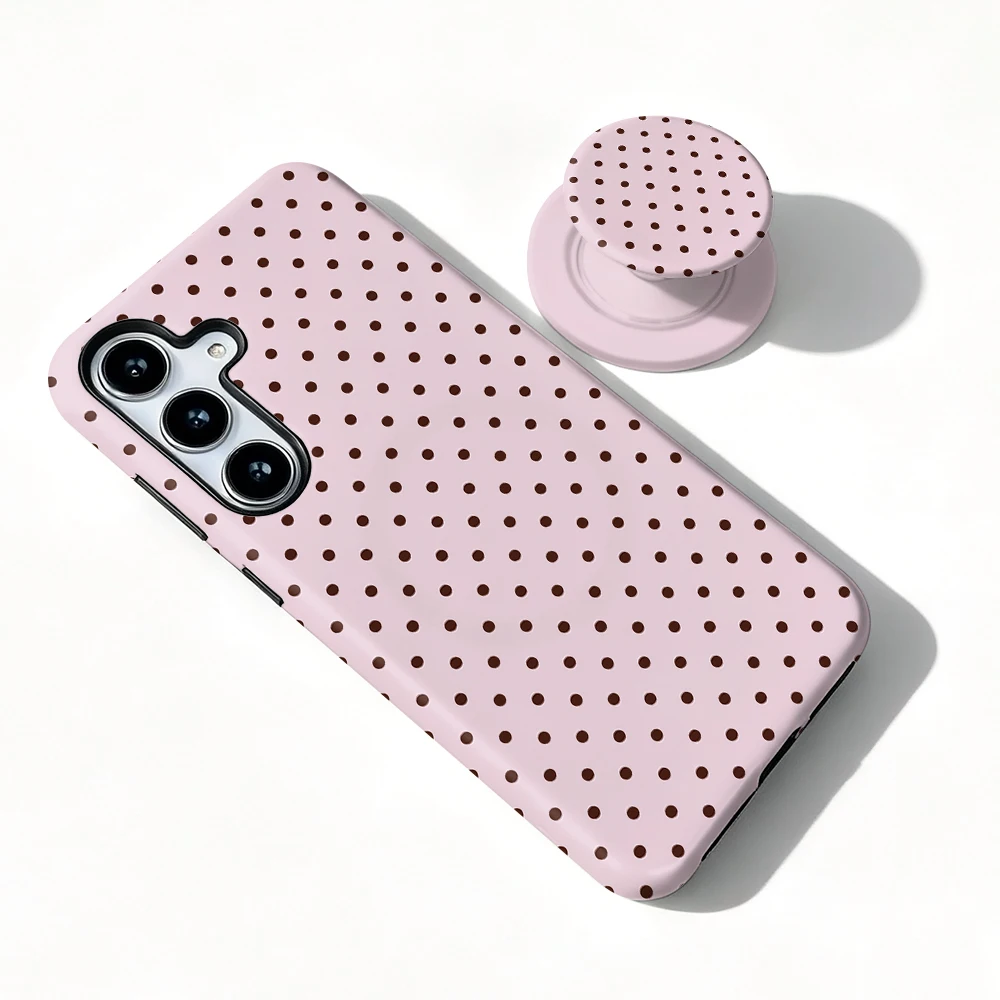Funda Galaxy A36 Rose Dots MagSafe con soporte de agarre - image 5