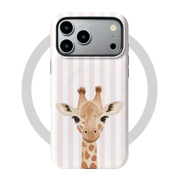 iPhone 14 Case Giraffe Peek MagSafe