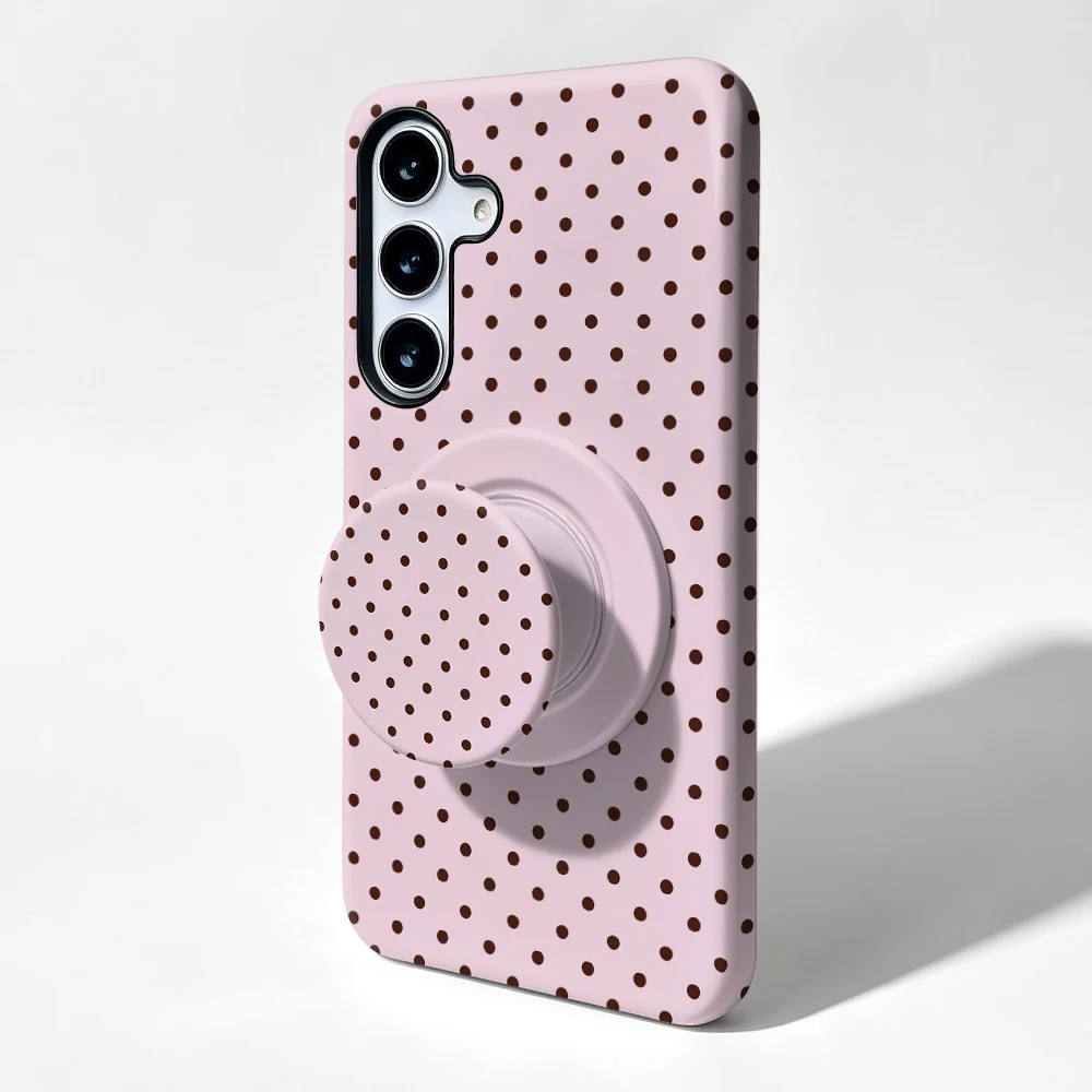 Funda Galaxy A36 Rose Dots MagSafe con soporte de agarre - image 4