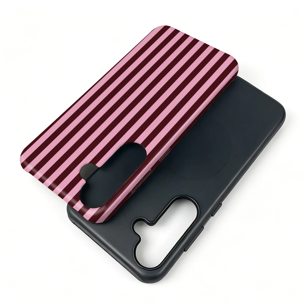Galaxy S21 FE Hülle Berry Stripe MagSafe mit Griffständer - image 3