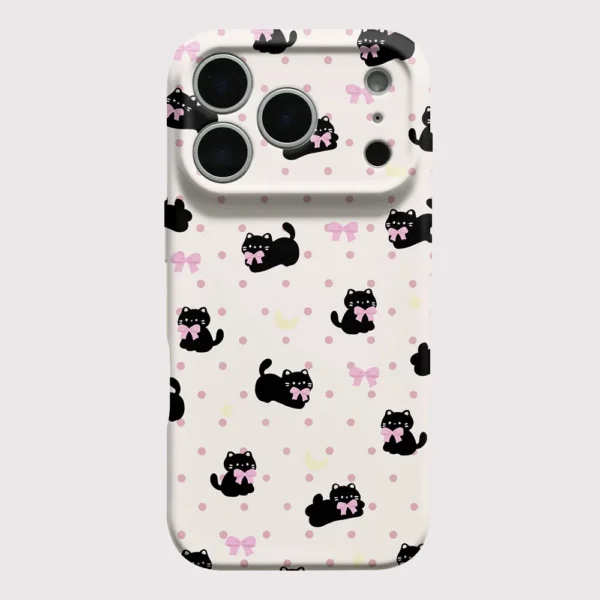 Coque iPhone 13 Pro Kitty Bow