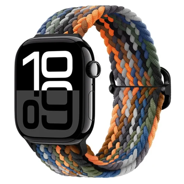 Braided Solo Loop for Apple Watch Series 12/11/10 46mm Braid - Multicolour Mix