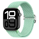 Pletený řemínek Solo Loop pro Apple Watch Ultra Series 4/3/2/1 49mm Braid - Mořsky zelená