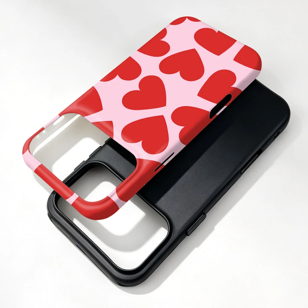 iPhone 15 Pro Case Big Heart MagSafe with Grip Stand - image 4