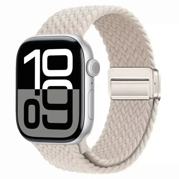 Magnetic Braided Band for Apple Watch Ultra Series 4/3/2/1 49mm Braid Magnet - Moonglow
