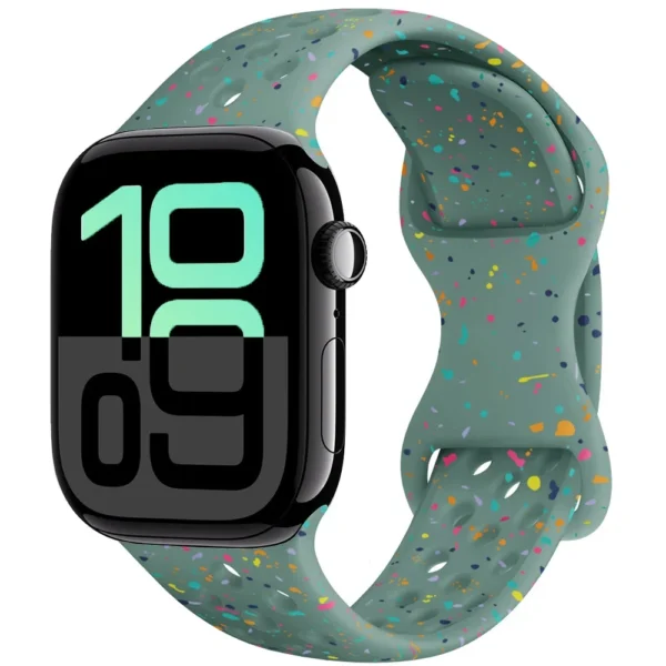 Breathable Sport Band for Apple Watch 42mm 44mm 45mm Air Sport - Glossy Light Green