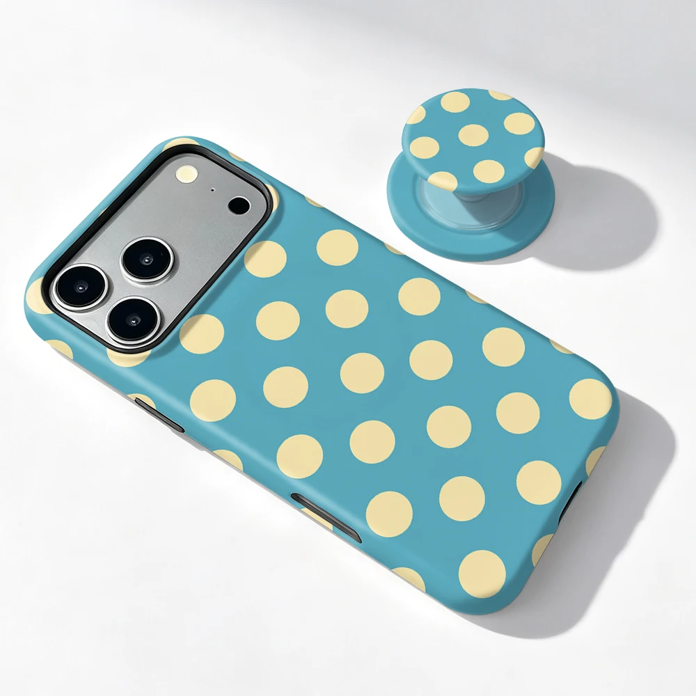 iPhone 18 Pro Max Case Blue Dot MagSafe with Grip Stand - image 5