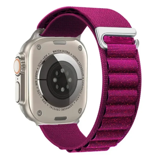 Nylon Alpine Loop for Apple Watch 38mm 40mm 41mm Alpine - Glossy Dragon Fruit