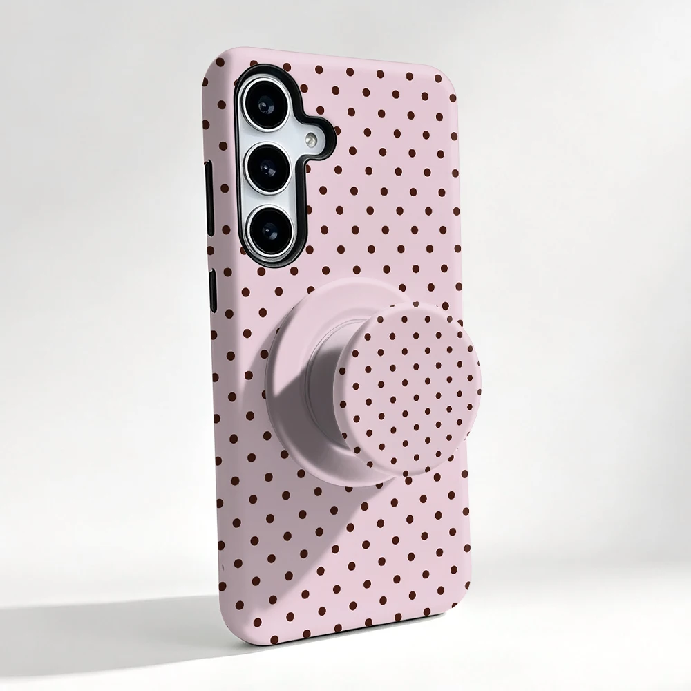 Funda Galaxy A36 Rose Dots MagSafe con soporte de agarre - image 3