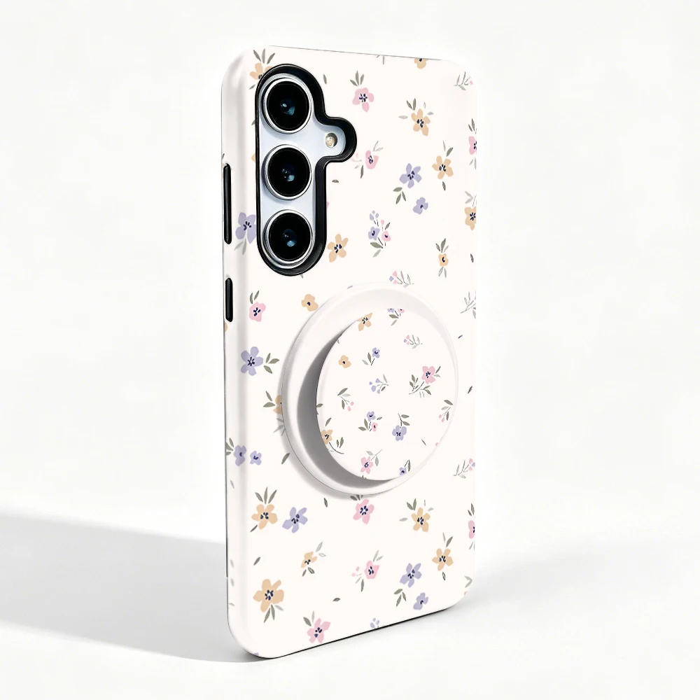 Galaxy S26 Case Lilac Petals MagSafe with Grip Stand - image 5