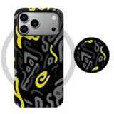 Kryt Xiaomi 17 Pro Max Neon Scribble MagSafe se stojánkem