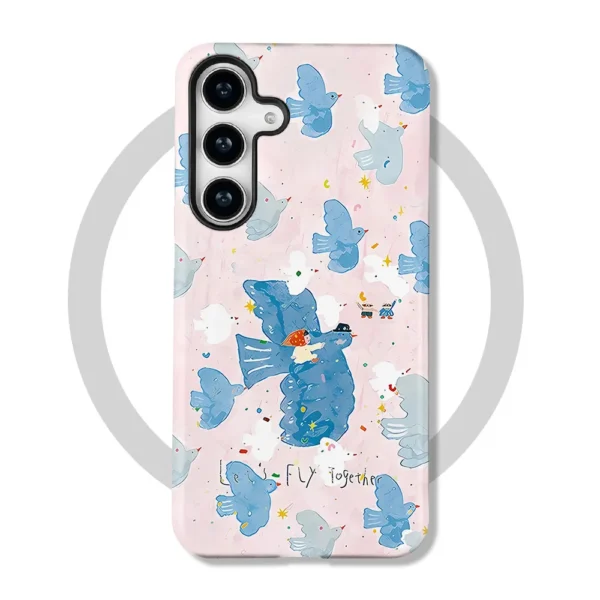 Kryt Galaxy S24 Plus Bluebird Love MagSafe