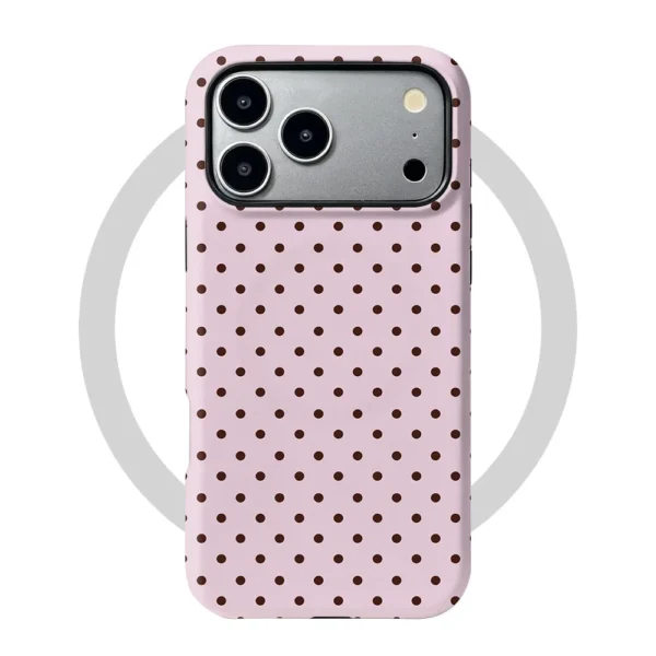 Xiaomi 17 Pro Max Case Rose Dots MagSafe