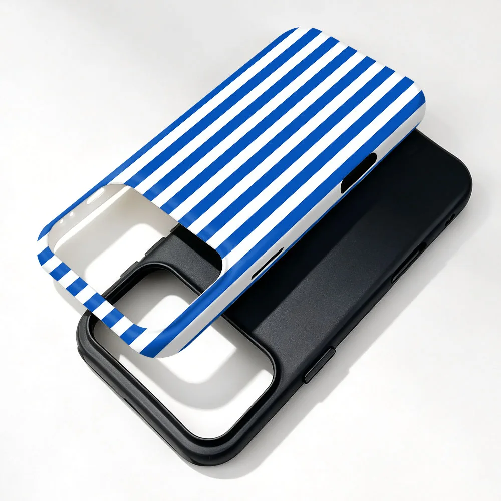 Funda iPhone 14 Plus Blue Lines MagSafe - image 3