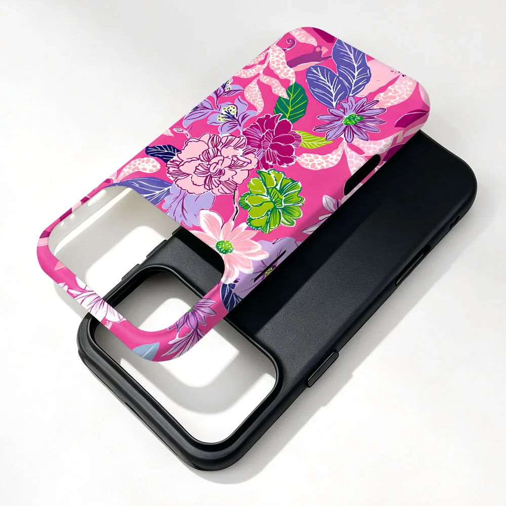 iPhone 12 Pro Case Fuchsia Garden MagSafe - image 3