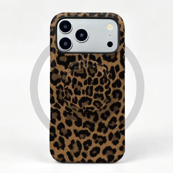 Funda Xiaomi 17 Pro Max Wild Leo MagSafe con soporte de agarre