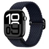 Pletený řemínek Solo Loop pro Apple Watch Ultra Series 4/3/2/1 49mm Braid - Grafitová