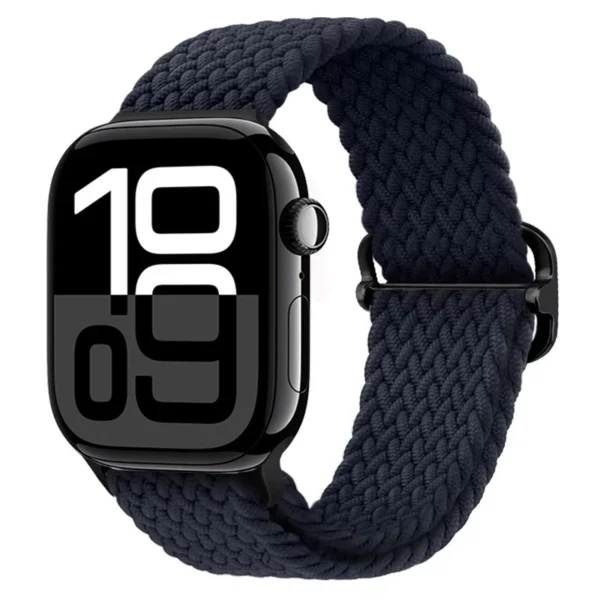 Correa Solo Loop trenzada para Apple Watch Series 12/11/10 42mm Braid - Grafito