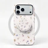Kryt iPhone 17 Pro Max Lilac Petals MagSafe se stojánkem