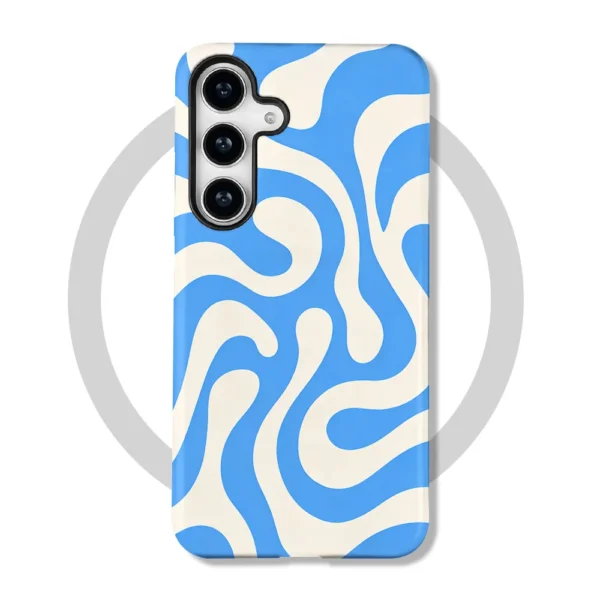 Funda Galaxy A17 Blue Wave MagSafe