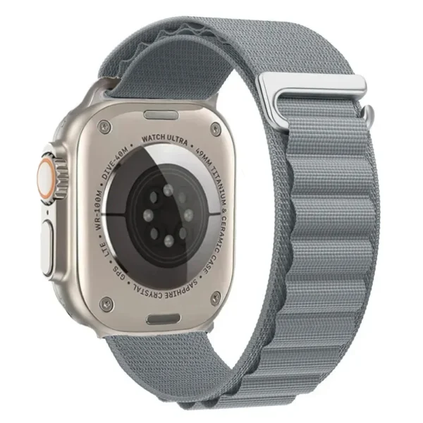 Nylon Alpine Loop for Apple Watch 38mm 40mm 41mm Alpine - Grey