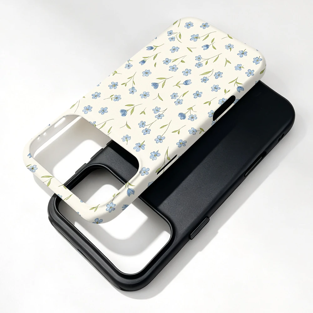 Funda iPhone 15 Plus Forget-Me-Not MagSafe con soporte de agarre - image 4