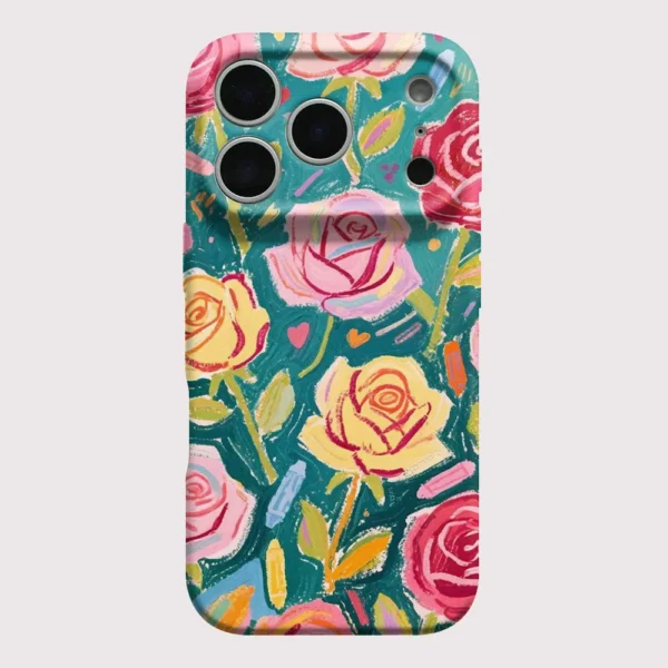 Coque iPhone 15 Pro Max Rose Garden