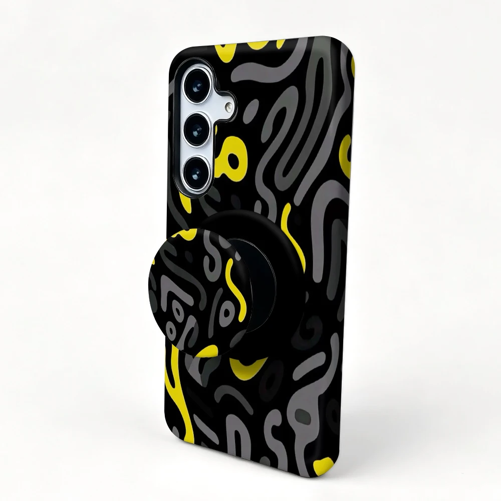 Kryt Galaxy S25 Neon Scribble MagSafe se stojánkem - image 4