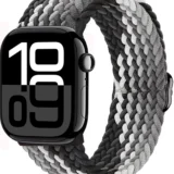 Pletený řemínek Solo Loop pro Apple Watch Ultra Series 4/3/2/1 49mm Braid - Černá