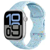 Prodyšný sportovní řemínek pro Apple Watch Ultra Series 4/3/2/1 49mm Air Sport - Lesklá světle modrá
