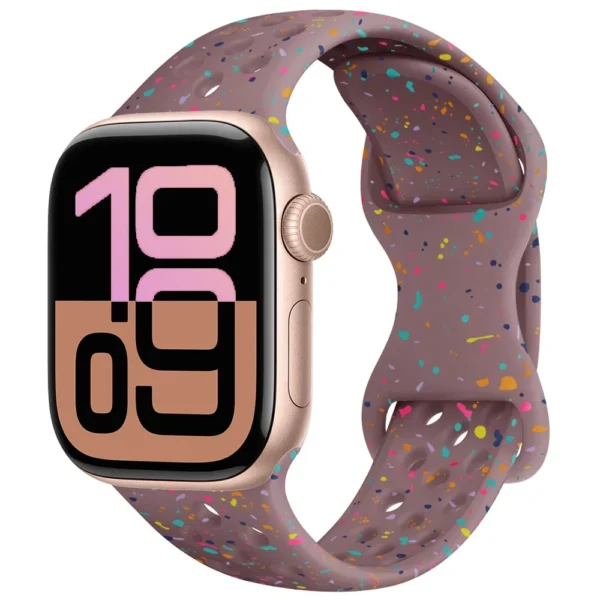 Breathable Sport Band for Apple Watch Ultra Series 4/3/2/1 49mm Air Sport - Glossy Smoky Purple