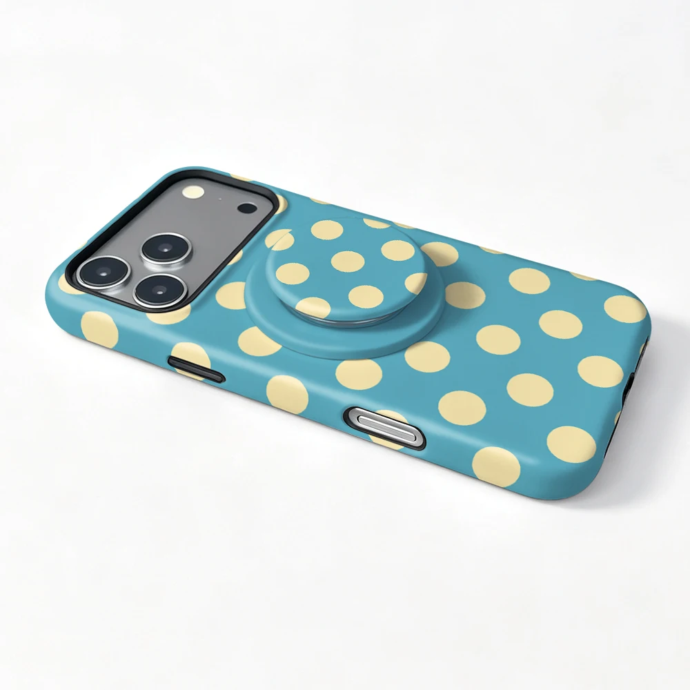 iPhone 18 Pro Max Case Blue Dot MagSafe with Grip Stand - image 6