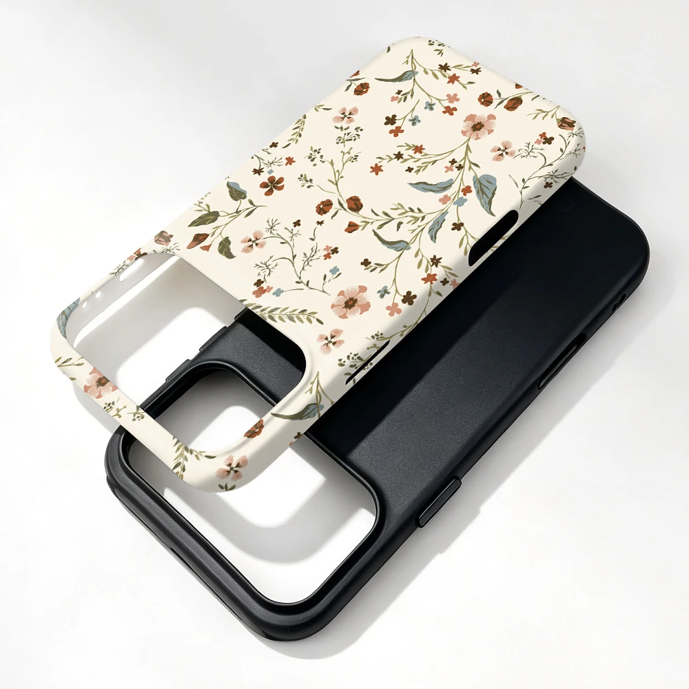 iPhone 18 Pro Case Vintage Meadow MagSafe with Grip Stand - image 3