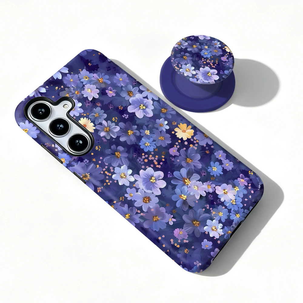 Funda Galaxy A36 Midnight Violet MagSafe con soporte de agarre - image 4