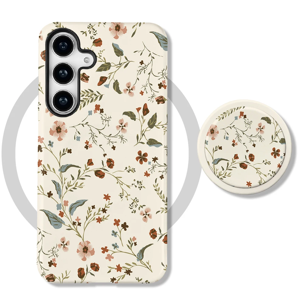 Galaxy A36 Hülle Vintage Meadow MagSafe mit Griffständer - image 5
