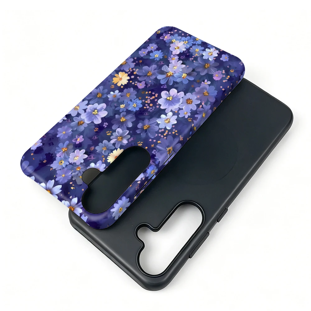 Funda Galaxy A36 Midnight Violet MagSafe con soporte de agarre - image 3