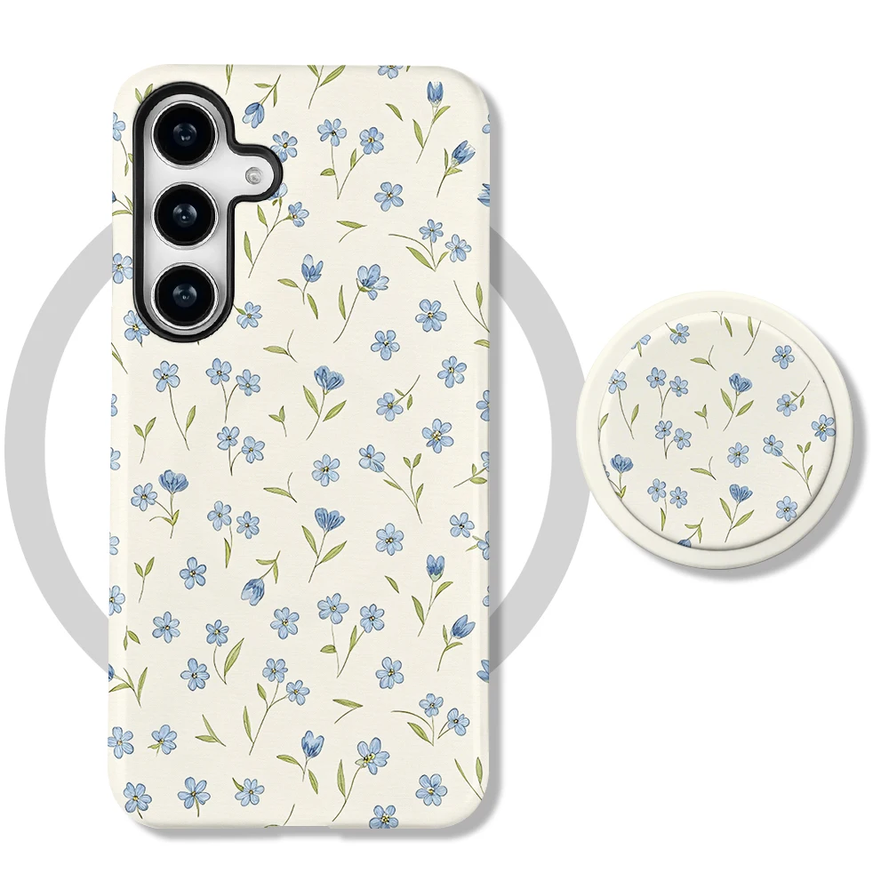 Galaxy S24 FE Case Forget-Me-Not MagSafe with Grip Stand - image 5