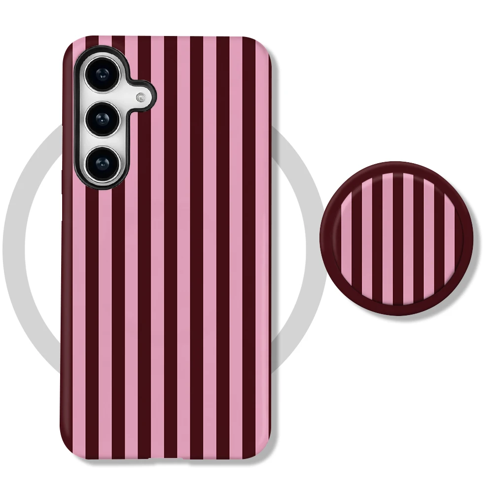Galaxy S21 FE Hülle Berry Stripe MagSafe mit Griffständer - image 5