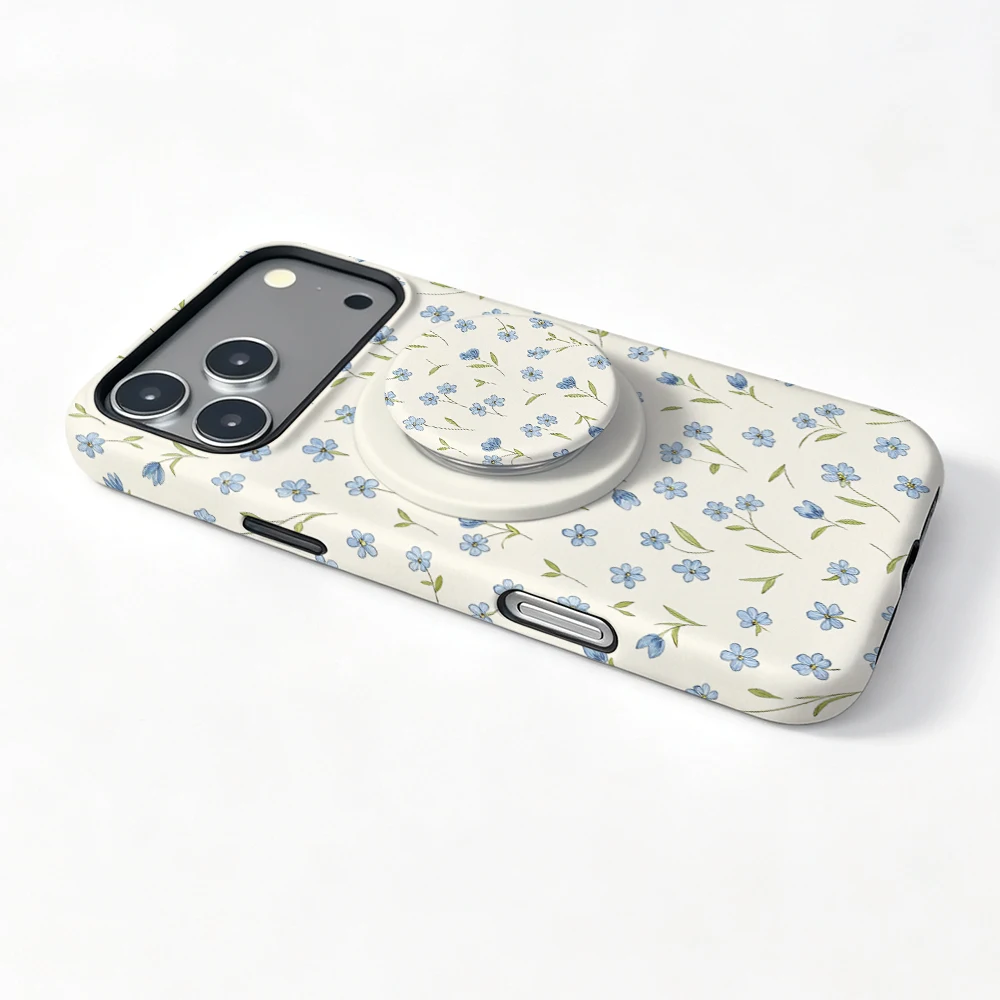 Funda iPhone 15 Plus Forget-Me-Not MagSafe con soporte de agarre - image 3