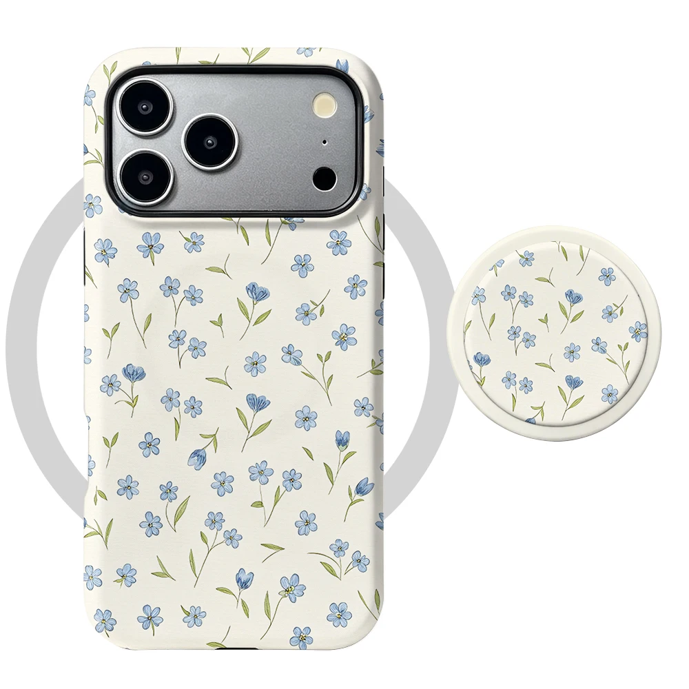 Funda iPhone 15 Plus Forget-Me-Not MagSafe con soporte de agarre - image 5