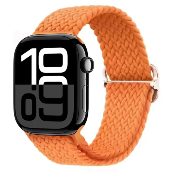 Braided Solo Loop for Apple Watch Series 12/11/10 42mm Braid - Orange