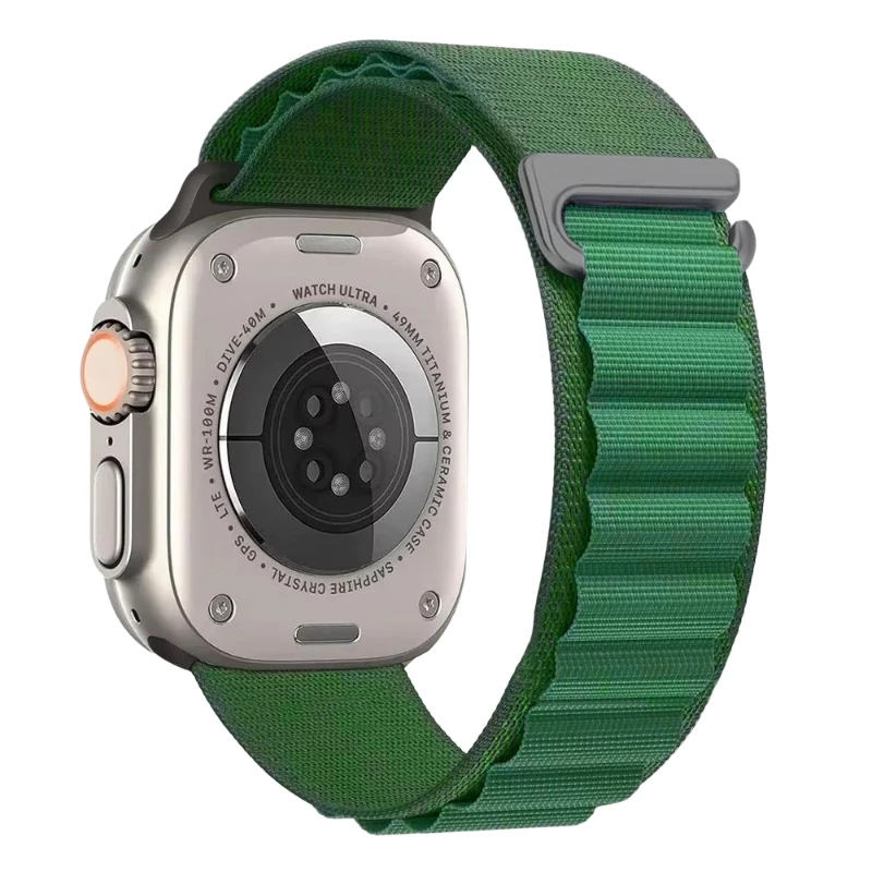 Nylon Alpine Loop for Apple Watch 38mm 40mm 41mm Alpine - Dark Green