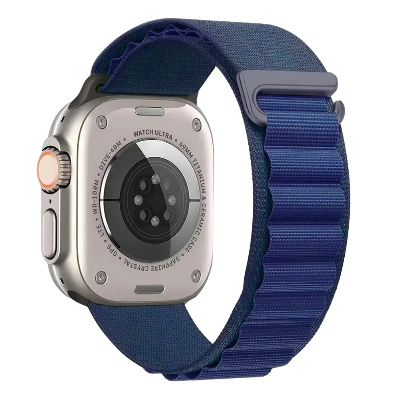 Nylon Alpine Loop for Apple Watch 42mm 44mm 45mm Alpine - Navy
