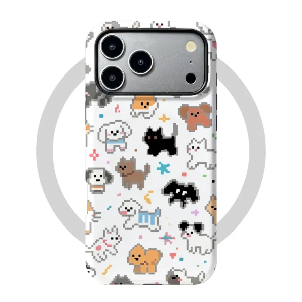 iPhone 12 Pro Case Pixel Pets MagSafe