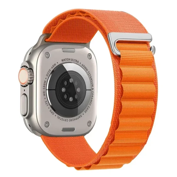 Nylonový řemínek Alpine Loop pro Apple Watch 38mm 40mm 41mm Alpine - Oranžová