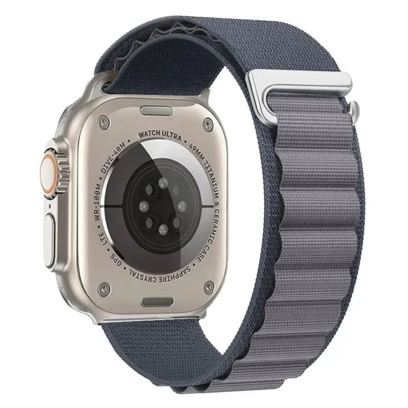 Nylon Alpine Loop for Apple Watch 38mm 40mm 41mm Alpine - Dark Grey