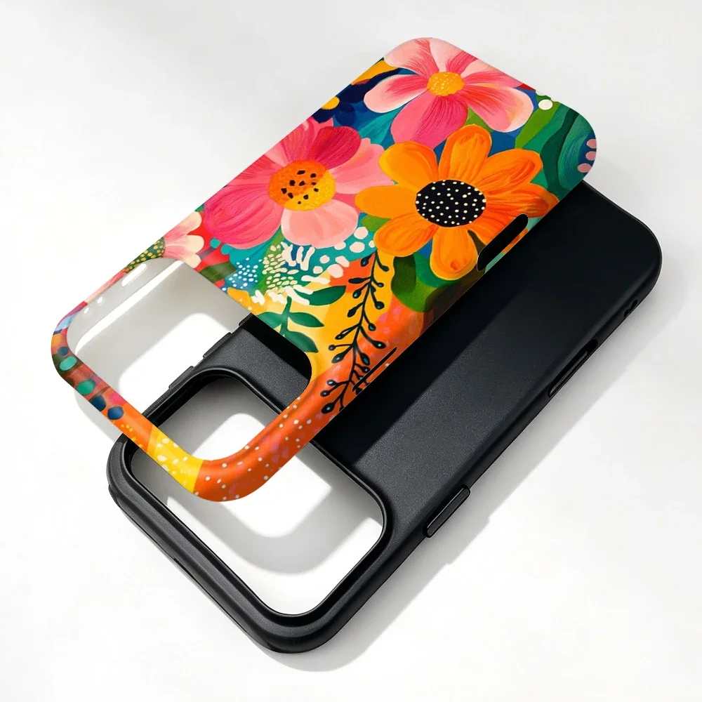 iPhone 15 Pro Max Case Sunset Bloom MagSafe with Grip Stand - image 6